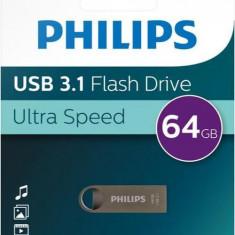 Stick USB Philips FM64FD165B/00, 64GB, USB 3.1 (Gri)