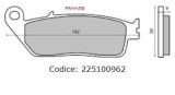 Placute frana (Sinter) Honda CBR 600 &#039;95-&#039;98 /CBF 600 &#039;04-&#039;05 Cod Produs: MX_NEW 225100962RM