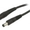 Cablu DC 5,5/2,1 mm Mufă-Soclu Negru 3m