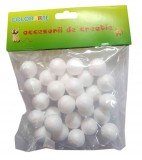 Sfera mica pentru activitati crafts,polistiren,2cm,60 bucati