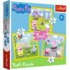 Puzzle Trefl 3in1 Peppa Pig 20 36 50 piese
