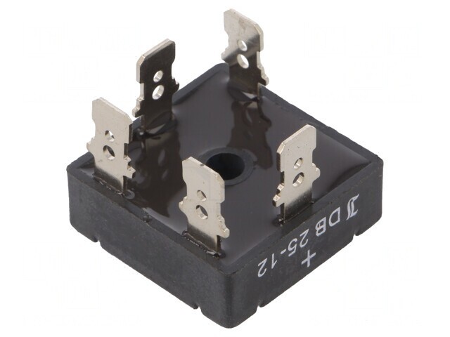 Punte Redresoare Trifazată 1,2kV 25A THT