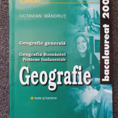 GEOGRAFIE TESTE SI BAREME BACALAUREAT 2003 - Octavian Mandrut