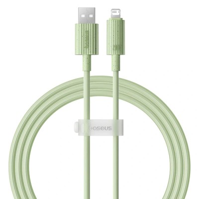 Cablu date iPhone Baseus, 2.4A, 2m, verde, P10360200631-01 foto
