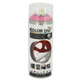 Vopsea spray cauciucata Kolor Dip 400ml - Fluor pink, Sumex