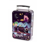 Cutie mancare copii scoala, metal multicolor II cm13,5x7x19,5H