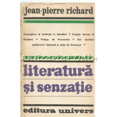 Literatura Si Senzatie - Jean-Pierre Richard