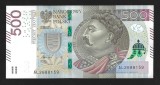 POLONIA 500 ZLOTI ZLOTYCH 2017 , a UNC / UNC [1] P- 190 b , necirculata