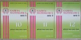 GAZETA MATEMATICA 2011, SERIA B VOL.10-12/2011 (3 REVISTE)-MARCEL TENA-244563