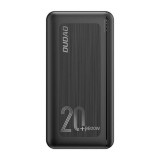 Powerbank 20000 mAhPD 20 W Quick Charge 3.0 2x USB/USB-C negru K12PQ+ negru Dudao