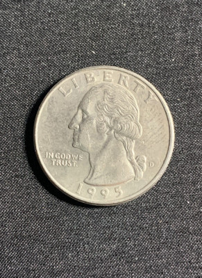 Moneda quarter dollar 1995 USA foto