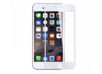 Folie iPhone 6S Plus, ecran complet, alb foto