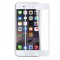 Folie iPhone 6S Plus, ecran complet, alb