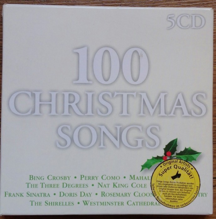 5 x CD Compilation Box - 100 Christmas Songs
