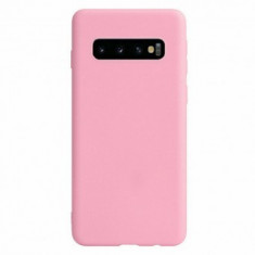 Husa TPU Matte Samsung Galaxy S10 Plus Pink foto