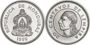 Honduras 1999 - 20 centavos UNC foto