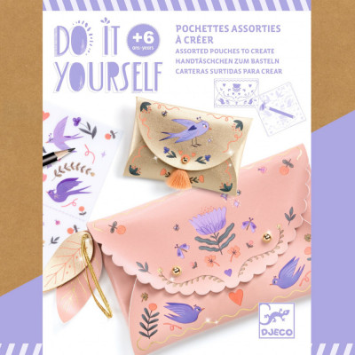 Set DIY Djeco, Poseta si portmoneu foto