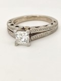Inel 14k cu diamante naturale 1.51ct