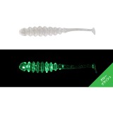 Cumpara ieftin Shad Jackall Tidebeat, culoare Clear Glow Crush, 5cm, 8buc/plic