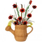 Aranjament stropitoare mare din ceramica cu flori Zilan EXT10162