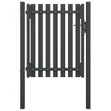 Cumpara ieftin Poartă de gard grădină, antracit, 1 x 1,5 m, oțel