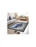 Covor de camera cu model de pene albastre 120x180cm, Altele