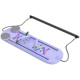 SPORTNOW Platformă Pilates 5 &icirc;n 1 Pliabilă, Set Reformer pentru Antrenament Acasă, PP, Albastru Deschis | Aosom Romania