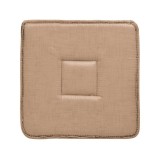 Perna pentru scaun, 39x39 cm, Bej, Bumbac/Poliester, ATU-081707, Oem