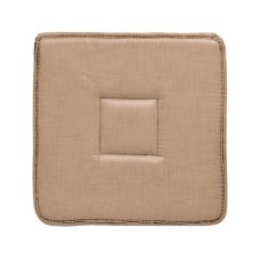 Perna pentru scaun, 39x39 cm, Bej, Bumbac/Poliester, ATU-081707