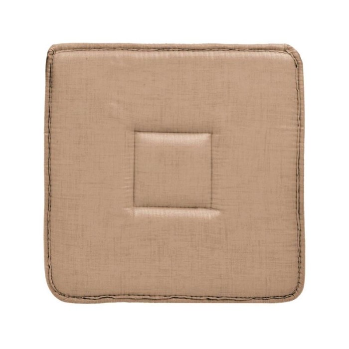Perna pentru scaun, 39x39 cm, Bej, Bumbac/Poliester, ATU-081707