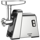Masina de tocat Heinner HighPro 1800 MG-Y1800X 1800W, 3 site de taiere, accesoriu de rosii si carnati