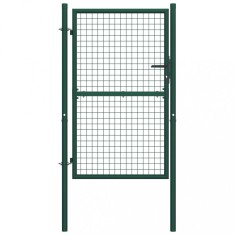 Gossi poarta de gard, verde, 100 x 150 cm, otel