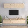 VidaXL Set dulap TV, 5 buc., lemn masiv de pin