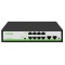 Switch Tiandy, 8 porturi PoE, 2 porturi RJ45, 90W, 5.6Gbps, protectie supratensiune SafetyGuard Surveillance