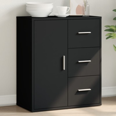 vidaXL Dulap, negru, 60x31x70 cm, lemn prelucrat 840472 foto