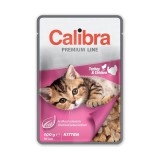 Calibra Cat Pouch Premium Kitten Turkey &amp; Chicken, 100 g