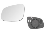 Geam oglinda exterioara cu suport fixare Opel Karl, 06.2015-; Chevrolet Spark (M300), 2015-, Stanga, geam convex; cromat, View Max