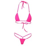 Costum Baie Mini Reglabil Sexy Sutien Bikini Tanga Lady Lust Micro Multicolor Bumbac/Poliester XS-L