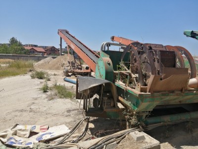 Vand Statie de sortare mobila si Roata descarcatoare nisip foto