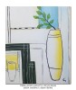 Tablou Design minimalist pictat manual, 60x50cm ulei pe panza