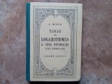 TABLES DE LOGARITHMES A CINQ DECIMALES par J. DUPUIS