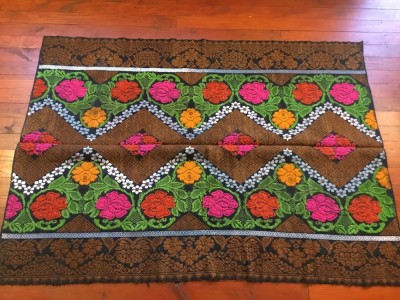 arta / traditie / rustic / design - Cuvertura , Macat , Scoarta , Patura taraneasca realizata manual la razboiul de tesut ! foto