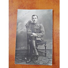 Fotografie tip Carte Postala, militar 1923, circulata