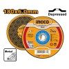 Disc abraziv polizat 180 x6,0 mm - Ingco MGD601801