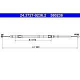 ATE Cablu, frana de parcare