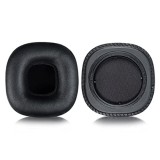 Set 2 bureti TXE pentru casti Marshall MID ANC On-Ear, Negru, Piele ecologica, Spuma cu memorie