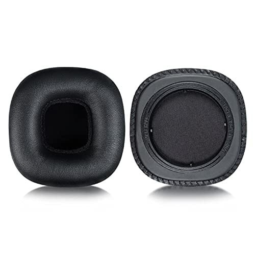 Set 2 bureti TXE pentru casti Marshall MID ANC On-Ear, Negru, Piele ecologica, Spuma cu memorie
