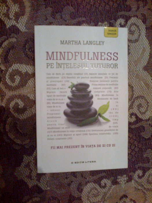 z2 Mindfulness pe intelesul tuturor - Martha Langley