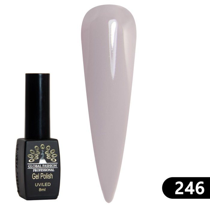 Oja semipermanenta BLACK ELITE, Global Fashion 8 ml, 246