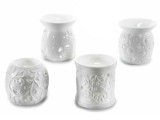 Cumpara ieftin Set 4 difuzoare parfum camera ceramica alba &Oslash; 9 cm x 9,5 H